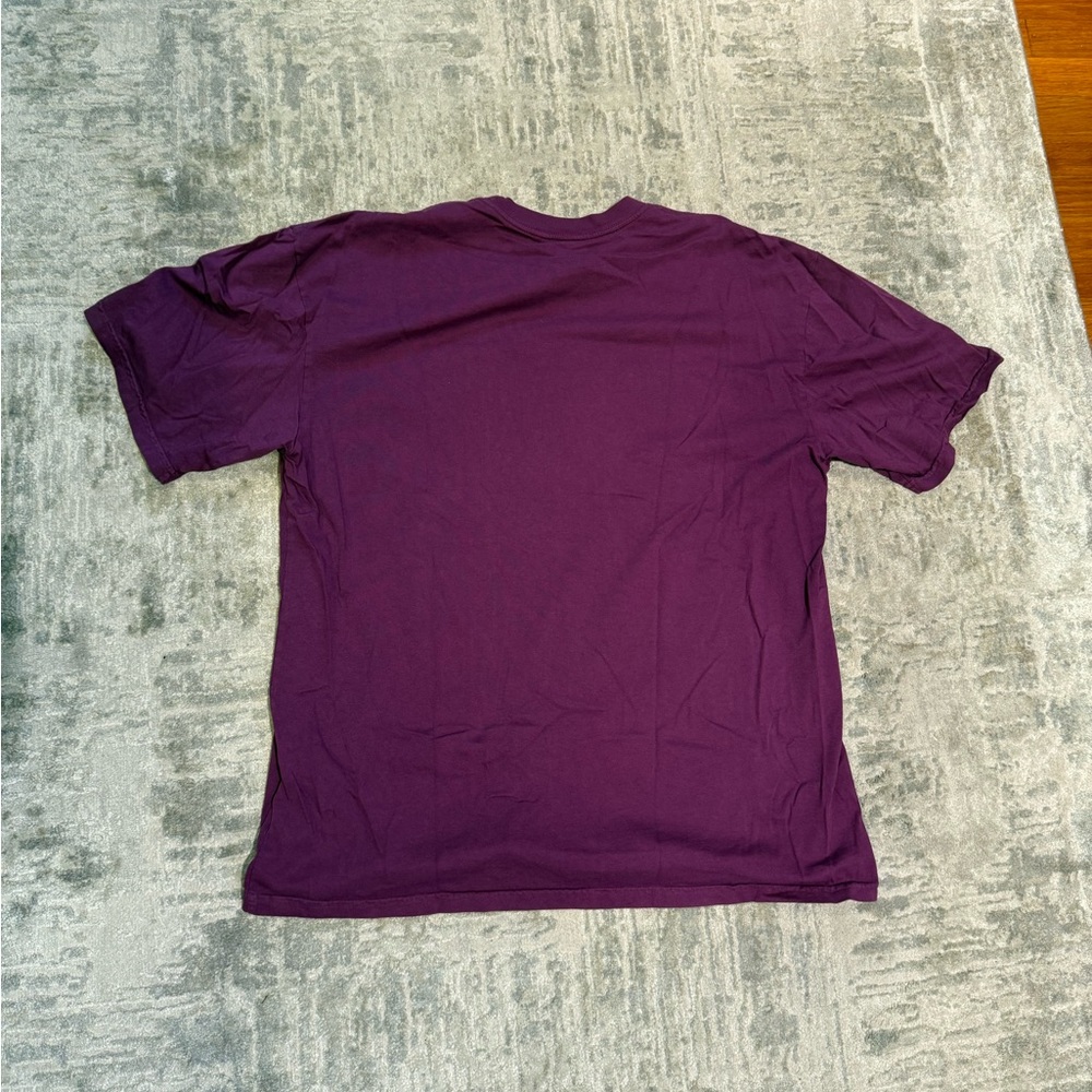drew house Purple Tee with Yellow Smiley - Picture 2 of 3